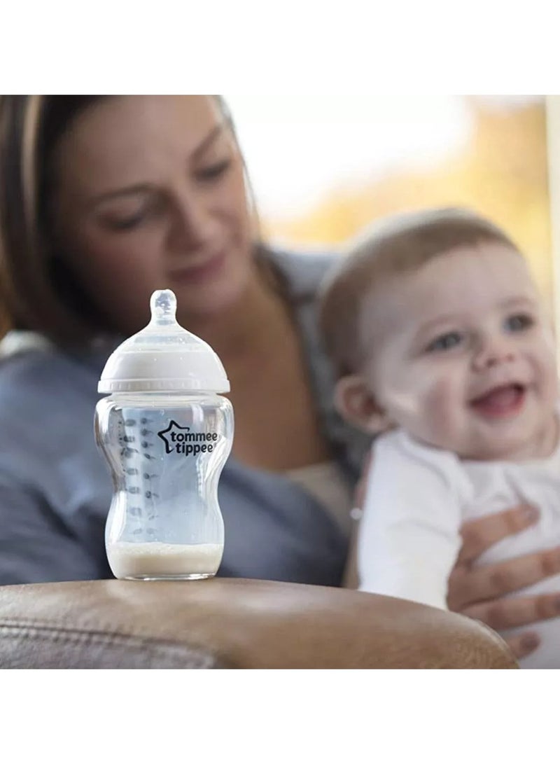 Tommee Tippee Glass Feeding Bottle 250 ML