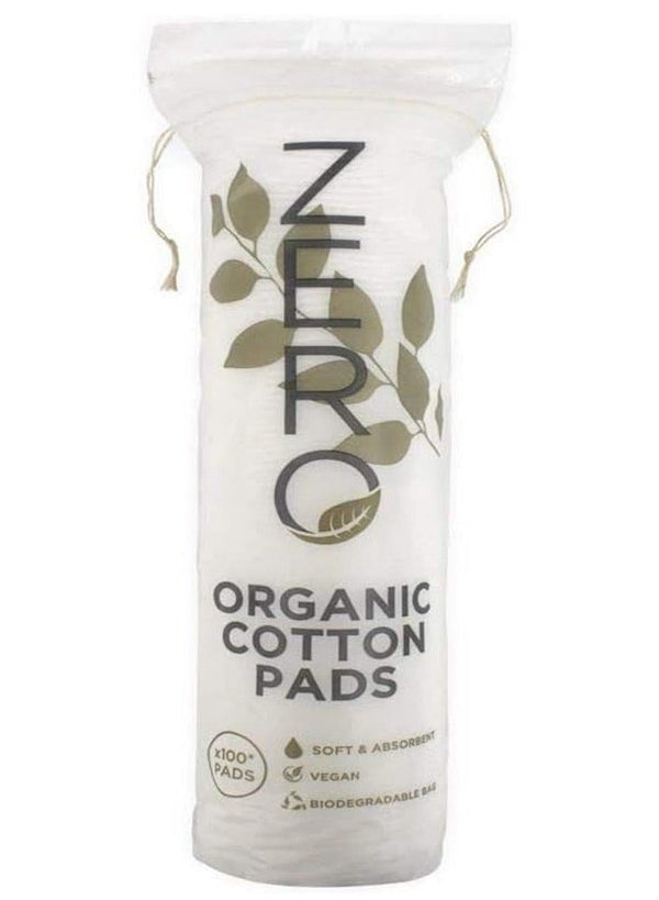 Zero Organic Cotton Pads 100 Pcs - Eco-Friendly Care