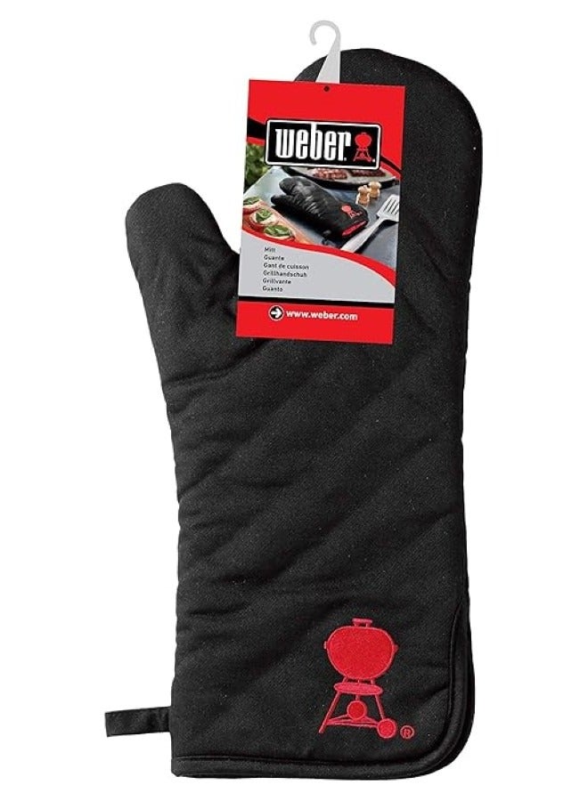 Weber Cotton Heat Resistant Mitts Black