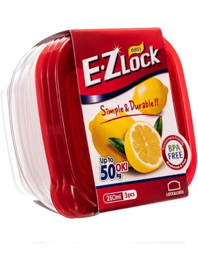 LOCK & LOCK E.Z Lock Food Storage Containers Set