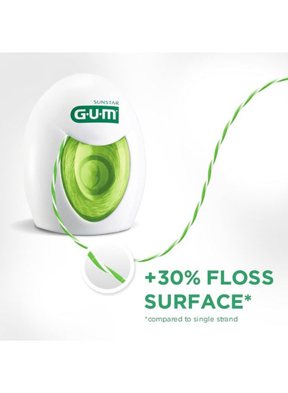 SUNSTAR Gum Twisted Waxed Dental Floss