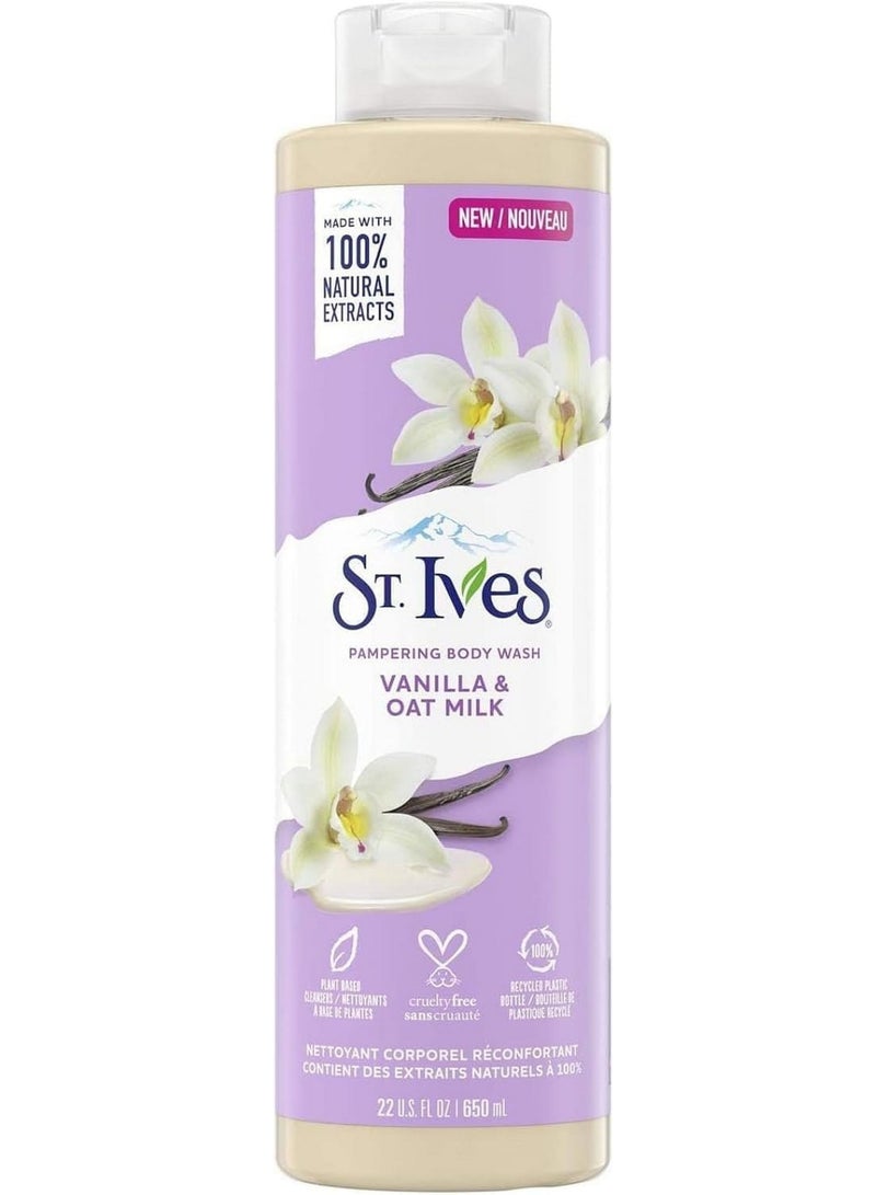 St. Ives Pampering Body Wash Vanilla & Oat Milk