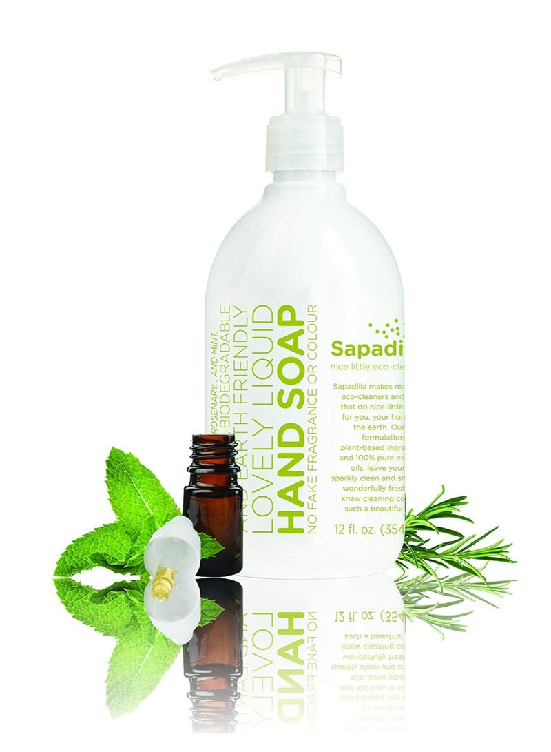 Sapadilla Hand Soap Rosemary & Peppermint 354 ML