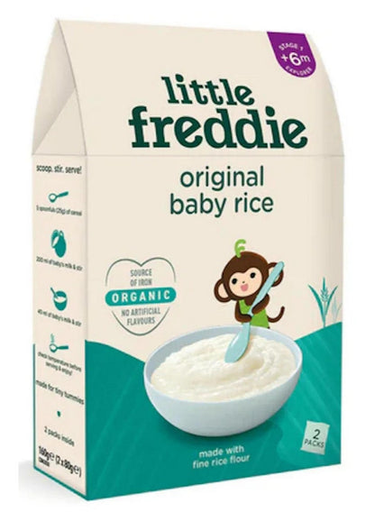 Little Freddie Organic Baby Rice 2 x 80g