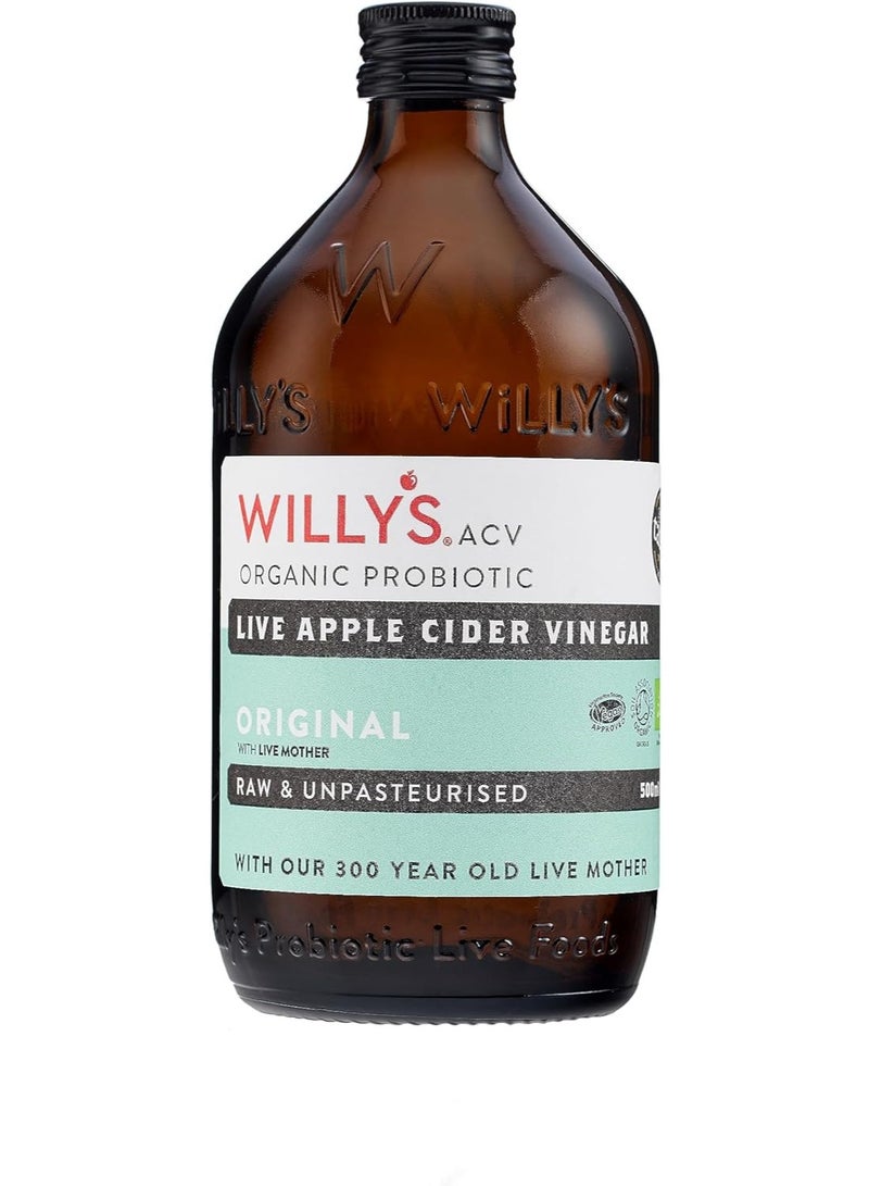 WILLY'S ACV Organic Apple Cider Vinegar with Mother