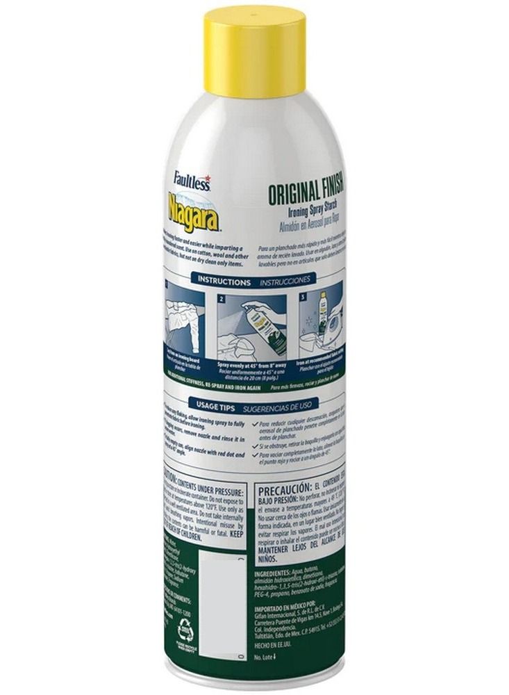 Faultless Niagara Ironing Spray Starch 20 oz