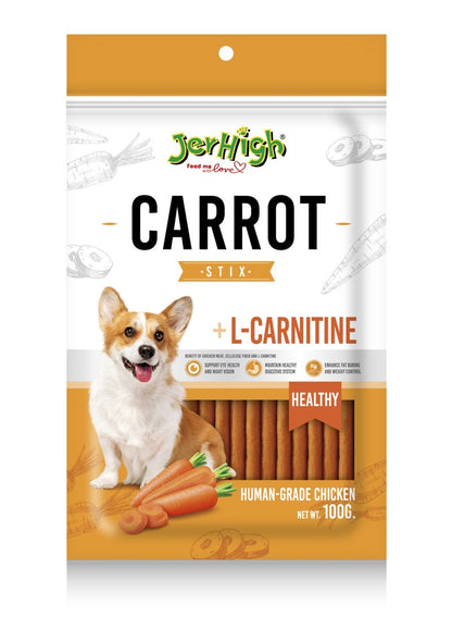 Jerhigh Carrot Stix +Carnitine Healthy Stix Dog 100 G