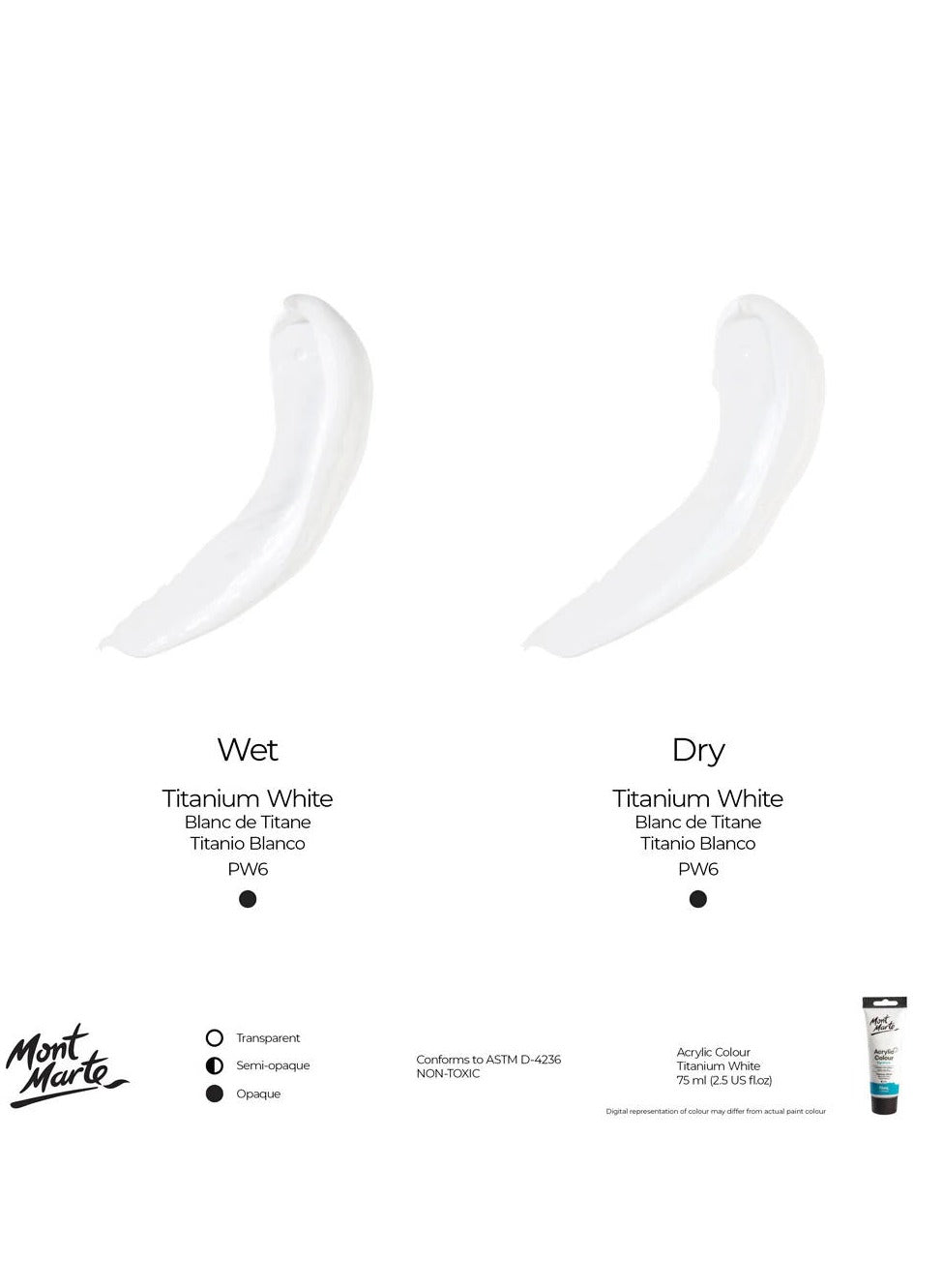 75ml tube, 75ml tube titanium, acrylic paint, acrylic paint 75ml, mont marte, paint 75ml, paint 75ml tube, signature, signature acrylic, signature acrylic paint, titanium, titanium white, tube, tube titanium, tube titanium white
