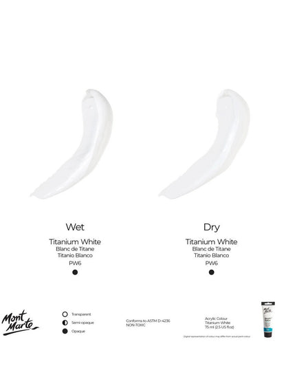 75ml tube, 75ml tube titanium, acrylic paint, acrylic paint 75ml, mont marte, paint 75ml, paint 75ml tube, signature, signature acrylic, signature acrylic paint, titanium, titanium white, tube, tube titanium, tube titanium white