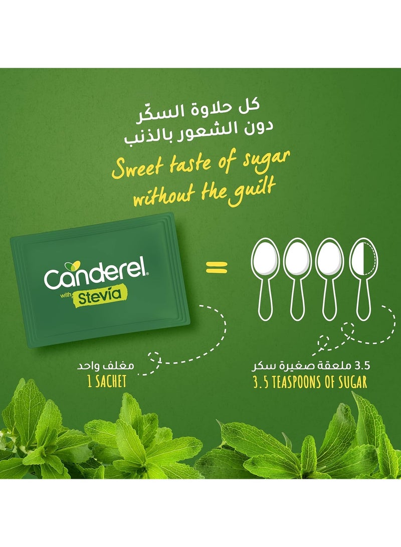 Canderel Stevia Sweetener 100 Sachets