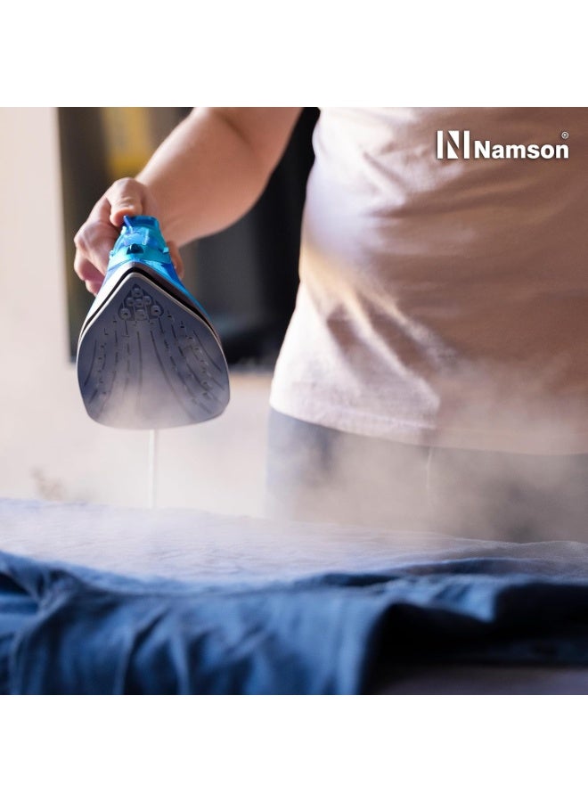 NAMSON 2200W Steam Iron with Ceramic Soleplate