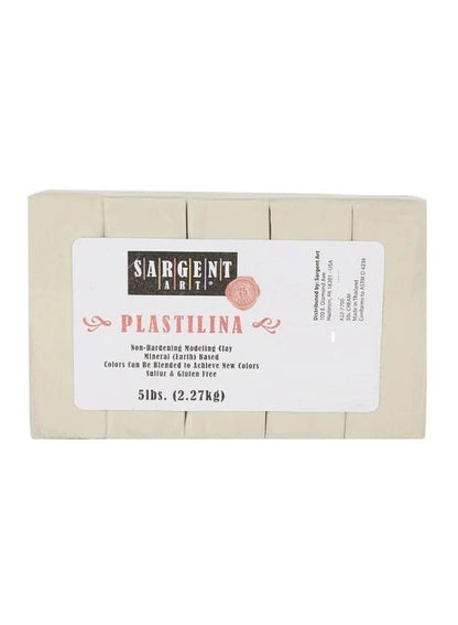 SARGENT ART Non Hardening Plastilina Modeling Clay Cream