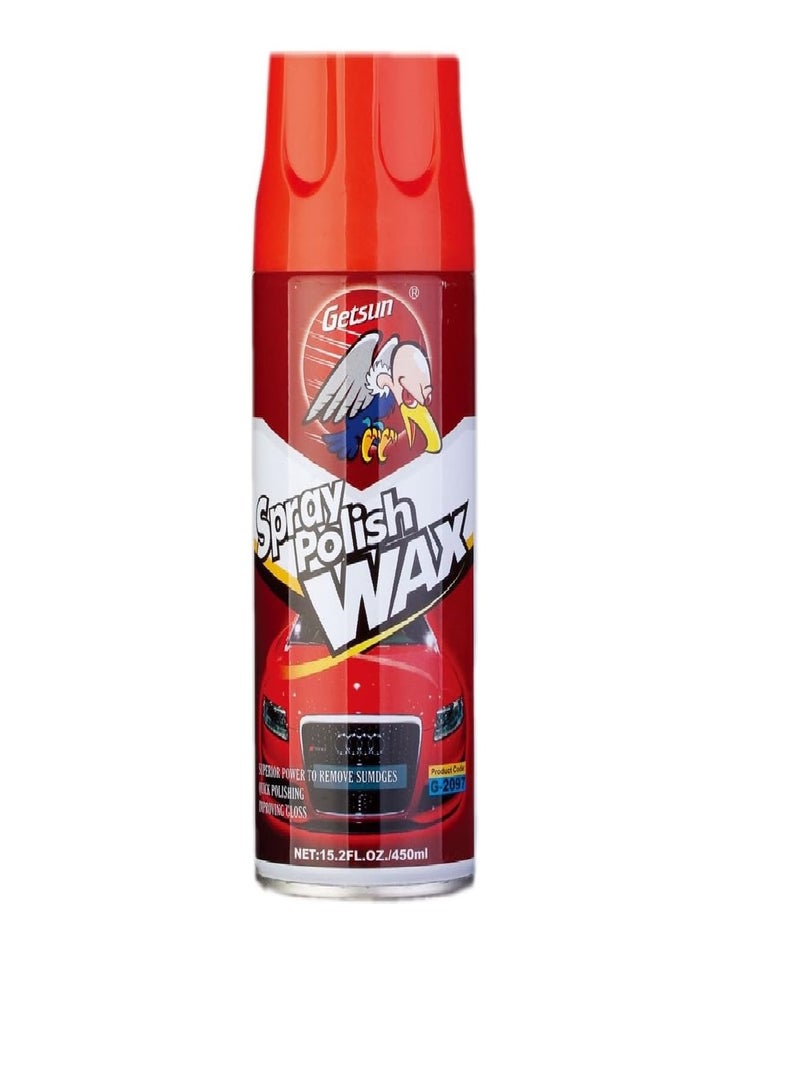GETSUN Spray Polish Wax 450 ML - Premium Car Care