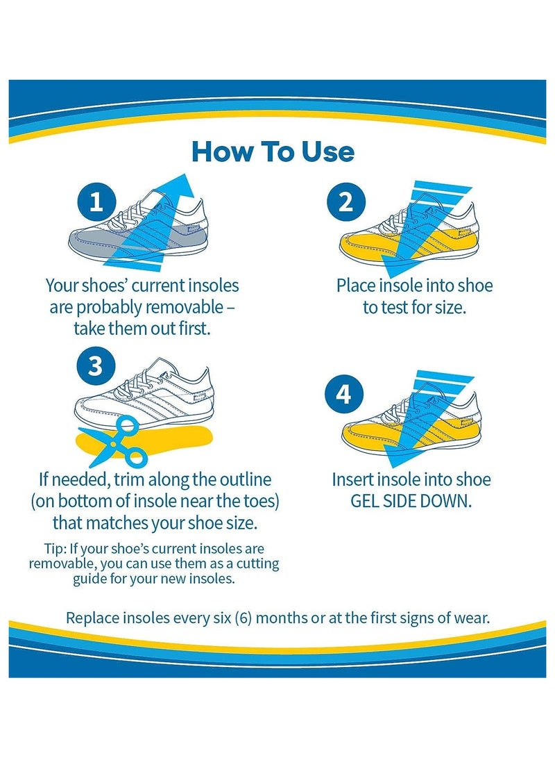 Dr. Scholl's Energizing Comfort Insoles for Men