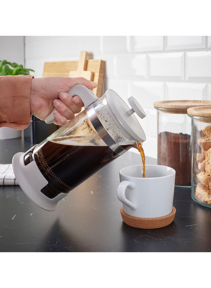 Premium French Press Coffee Maker Glass Stainless Steel
