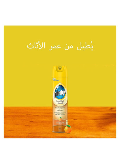 Pledge Beautify It Furniture Spray Orange 300 ML