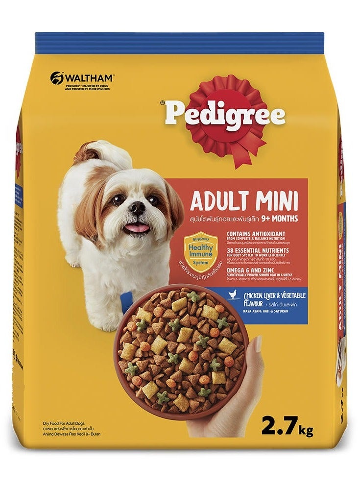Pedigree Adult Mini Dog Food 2.7 Kg