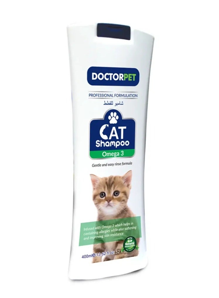 DoctorPet Omega 3 Cat Shampoo 400 ML