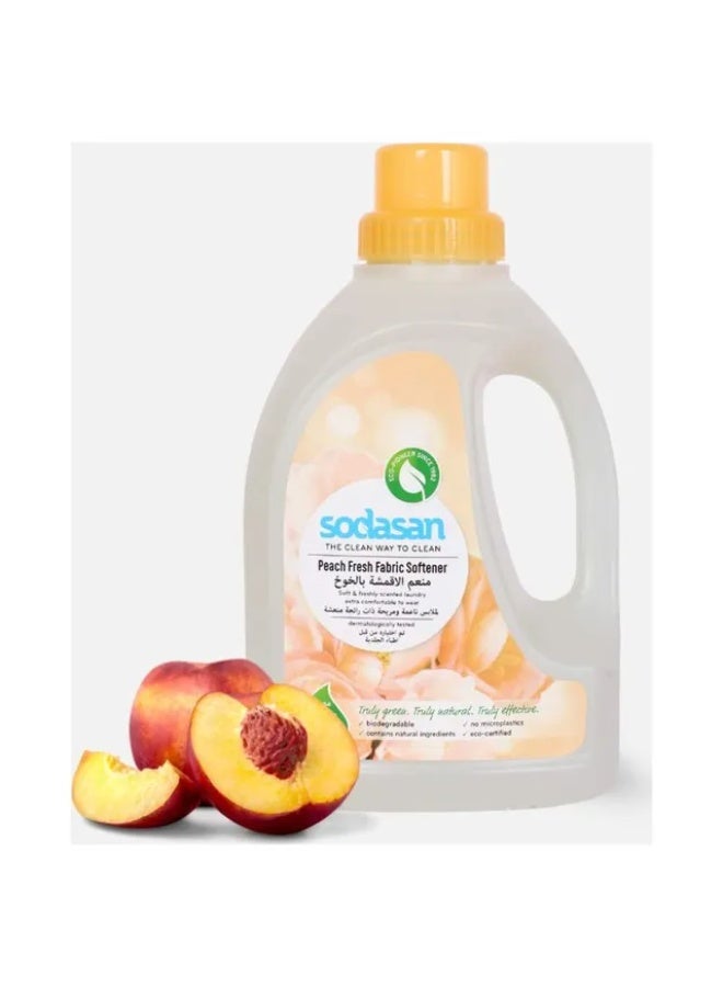 Sodasan 100% Natural Peach Fresh Fabric Softener 750 ML