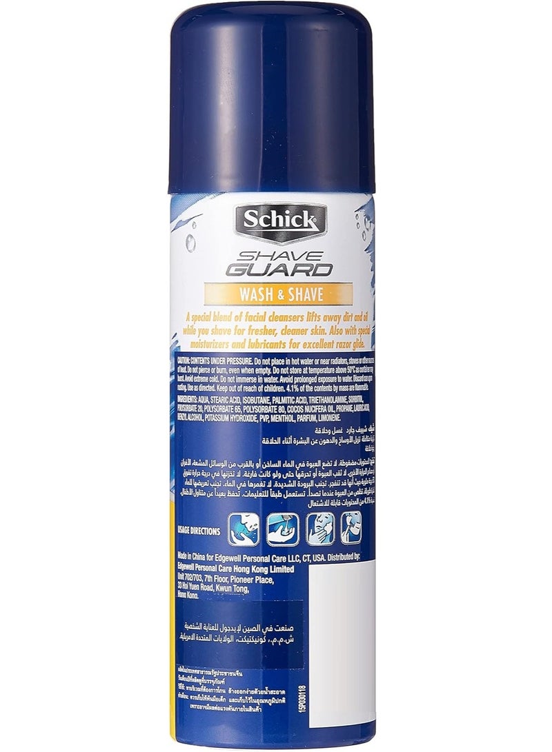 Schick Shave Guard Wash & Shave Foam 220 ML