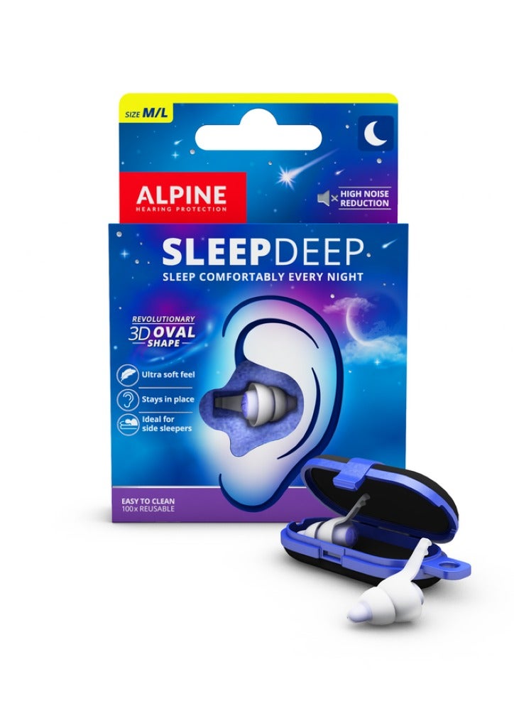 Alpine Sleepdeep Soft Ear Plugs for Better Sleep