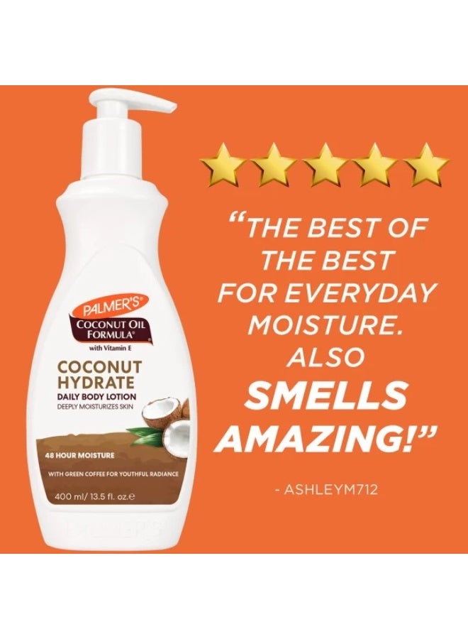 Coconut Hydrate Daily Body Lotion 400 ML - PALMER'S