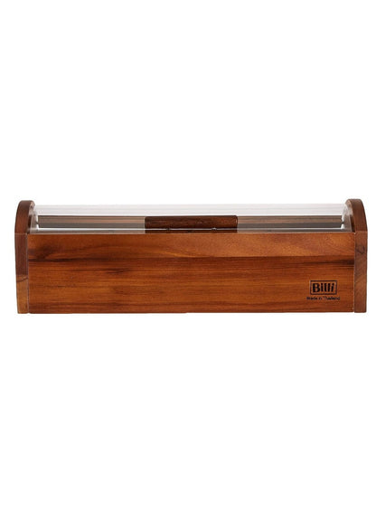 BILLI Wooden Tea Box with Acrylic Cover