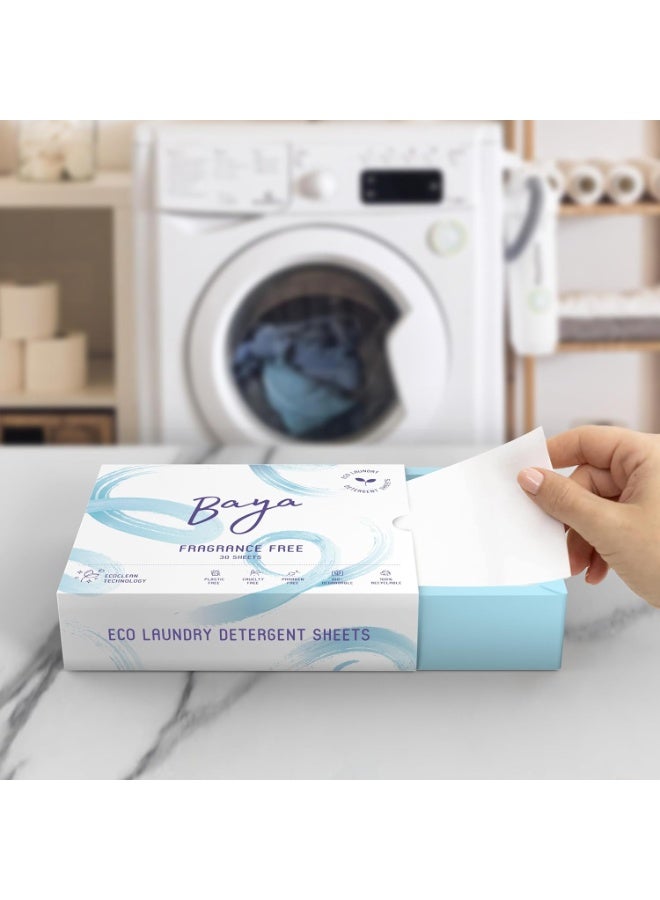 Baya Laundry Detergent Sheets Fragrance Free