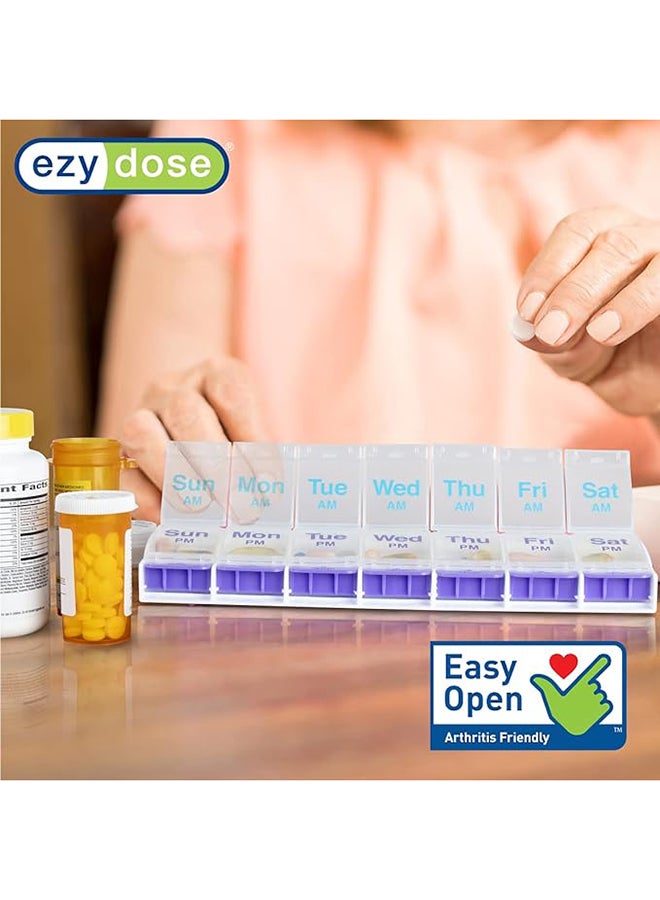 Ezy Dose Pushbutton 7 Day Pill Planner - Medium