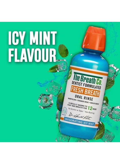 The Breath Co. Mouthwash 500ml - Icy Mint Flavor