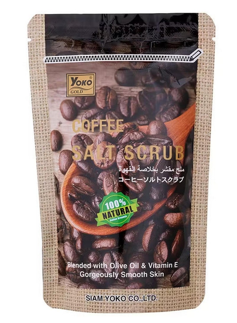 YOKO Gold Coffee Salt Scrub 280G for Radiant Skin
