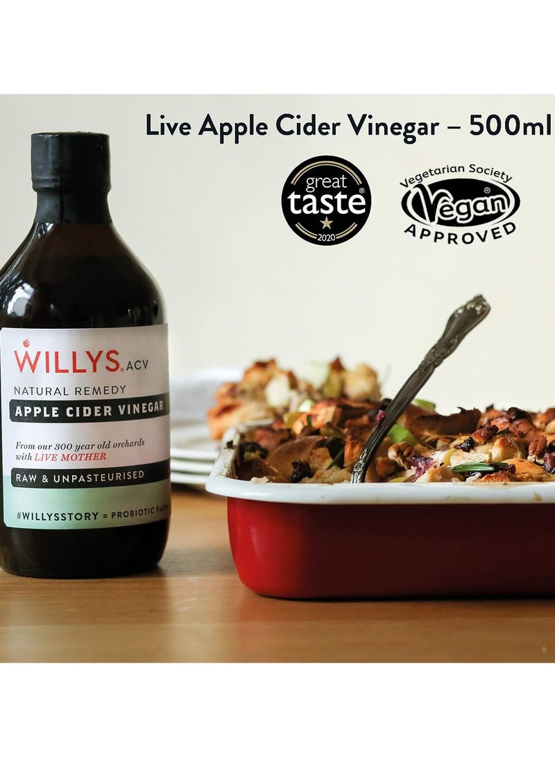 WILLY'S ACV Organic Apple Cider Vinegar with Mother