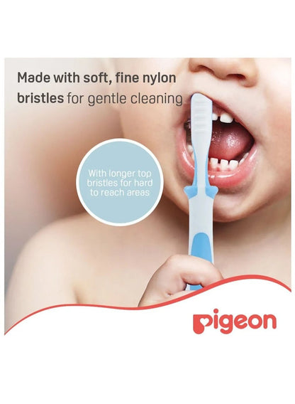 Pigeon Lesson 3 Training Toothbrush - Blue