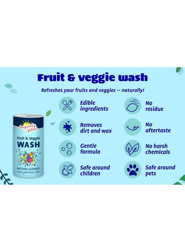 Originally Yellow Fruit And Veggie Wash 453G
