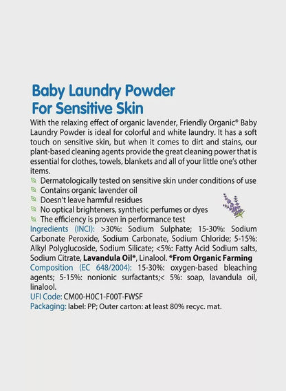 FRIENDLY ORGANIC Baby Laundry Powder 1 Kg