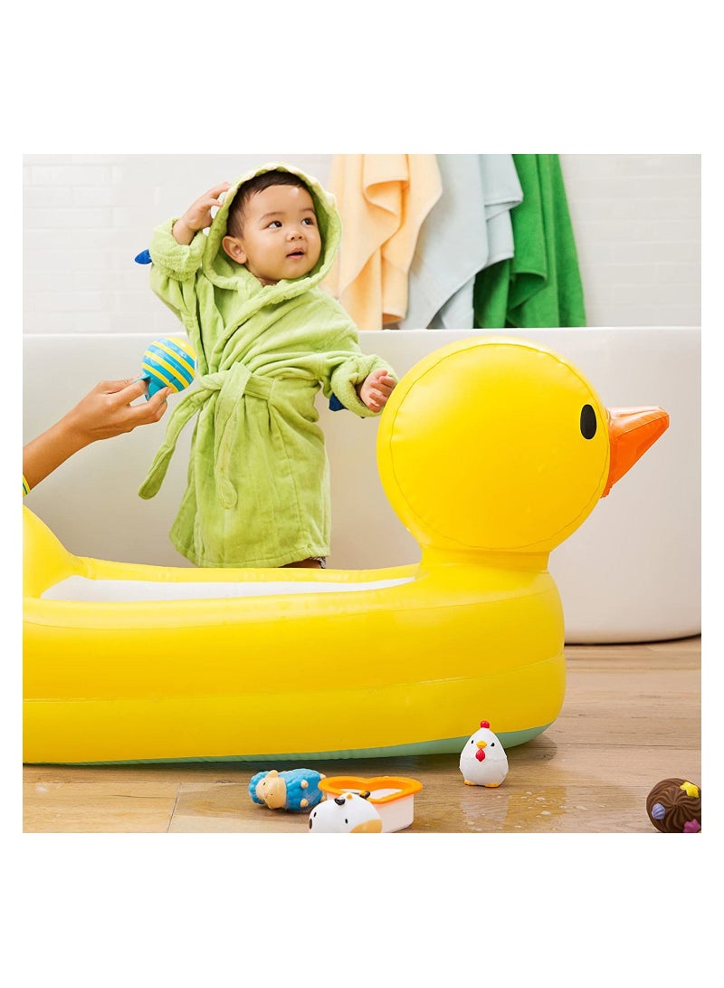 Munchkin White Hot Inflatable Duck Tub - Premium Baby Bath