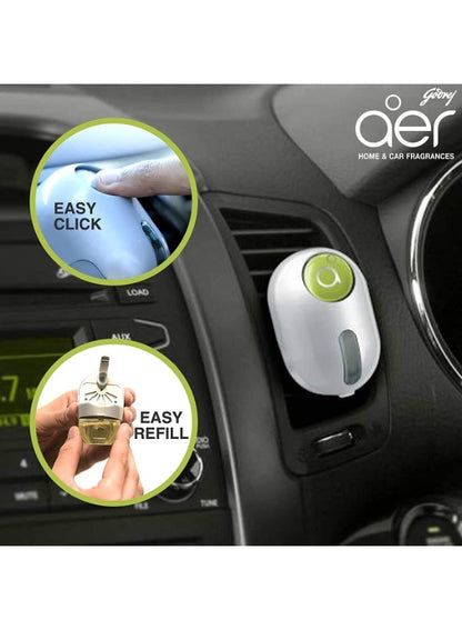 Godrej Aer Click Car Vent Air Freshener - Fresh Lush Green