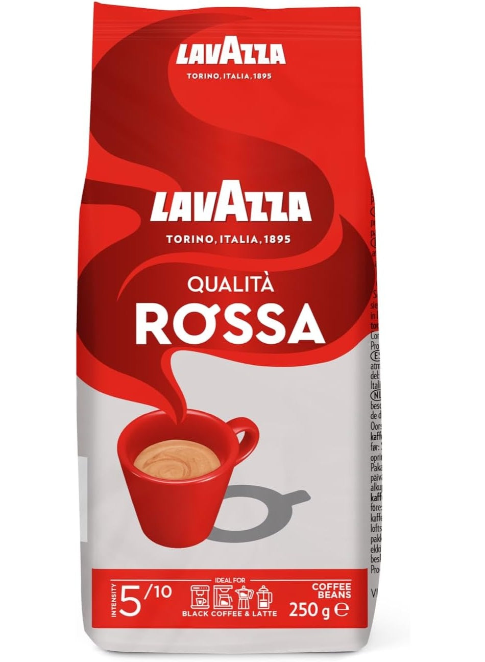 250g rich, bean coffee, coffee key, cool dry, dry place, every cup, lavazza, moka pots, pots rich, qualita rossa, qualita rossa whole, rossa whole, rossa whole bean, whole bean, whole bean coffee