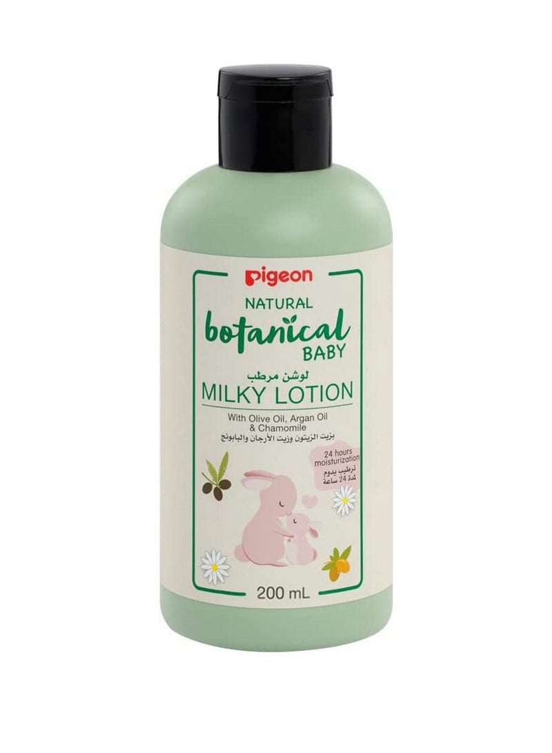 Pigeon Natural Botanical Baby Milky Lotion 200Ml