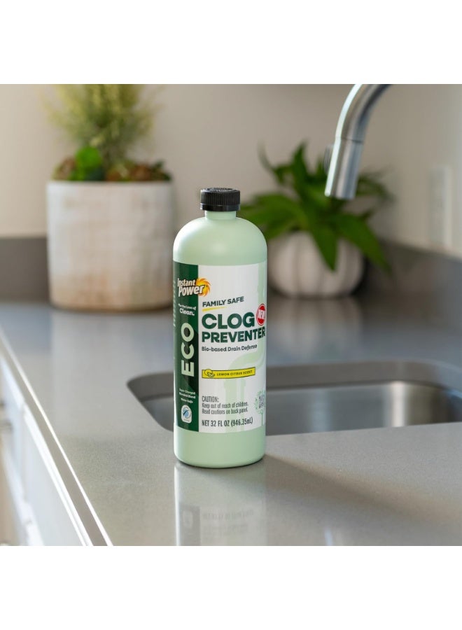 Eco Clog Preventer Drain Cleaner 946.35 ML Instant Power