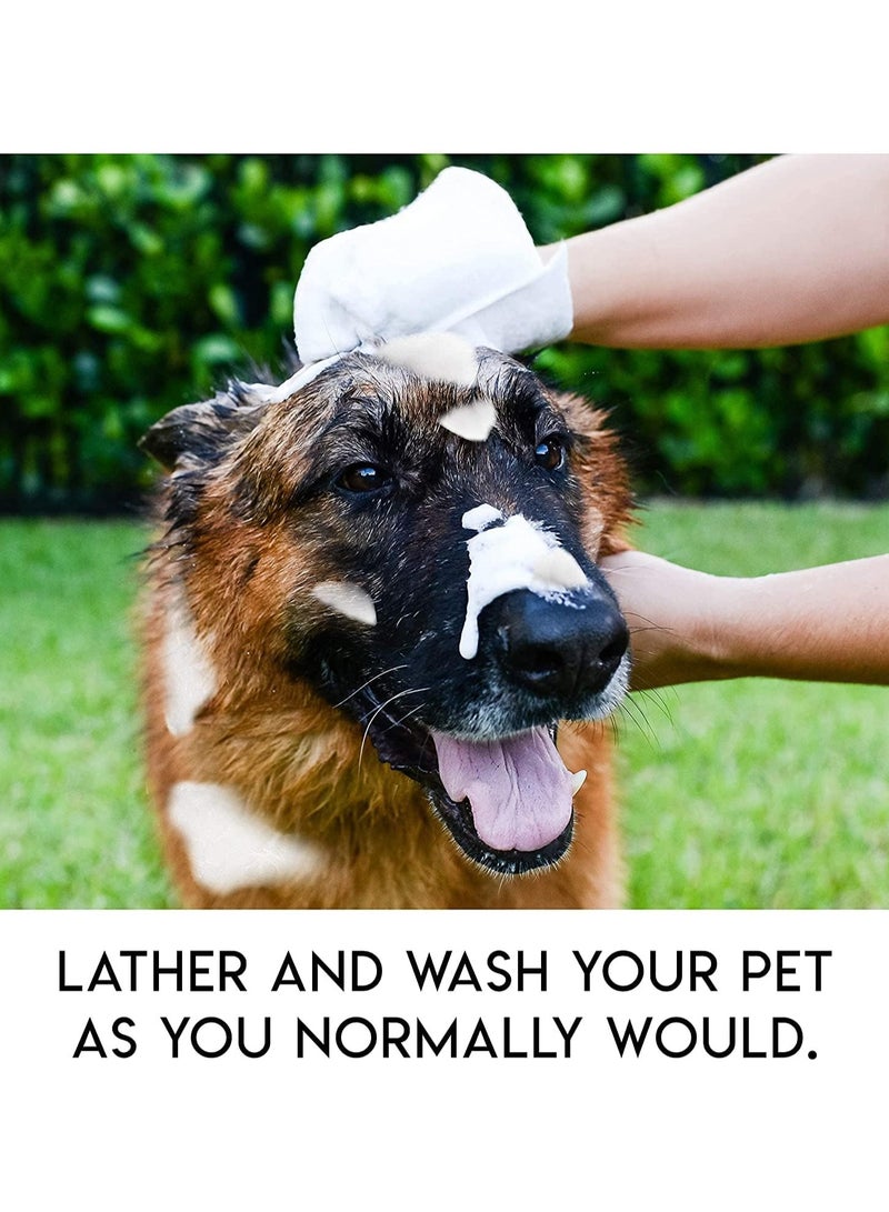 Pet Clean Waterless Shampoo Wipes for Dogs & Cats