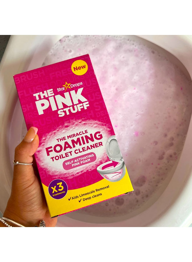 activating pink, activating pink foam, foaming toilet, foaming toilet cleaner, miracle power, miracle power foaming, pink foam, pink stuff, power foaming, power foaming toilet, self activating, self activating pink, stardrops, toilet cleaner, treatments s