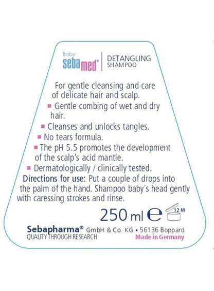 Sebamed Baby Detangling Shampoo 250 ML