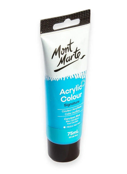 Mont Marte Cerulean Blue Acrylic Paint 75ML