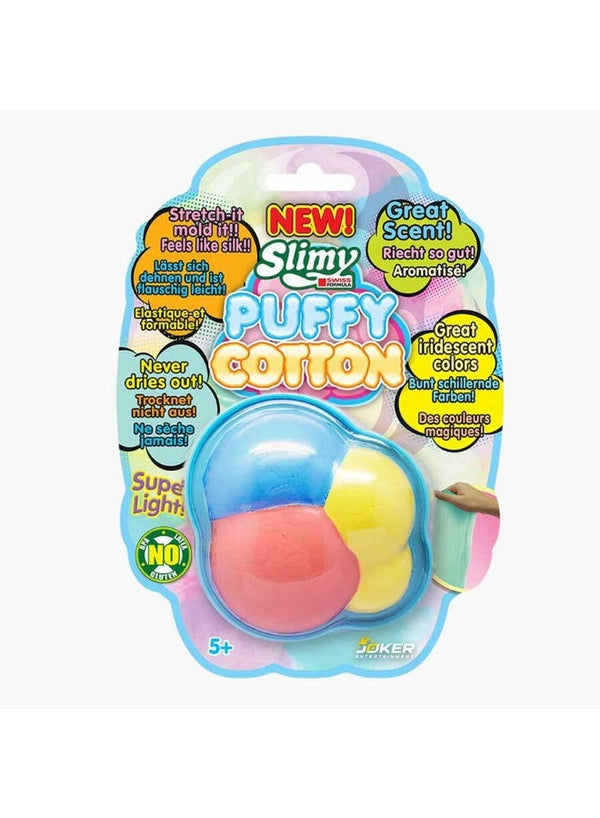 Slimy Puffy Cotton - Colorful Cloud Sensory Fun