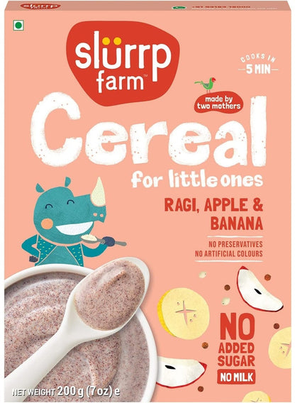 Nutritious Instant Ragi Cereal for Kids - Slurrp Farm
