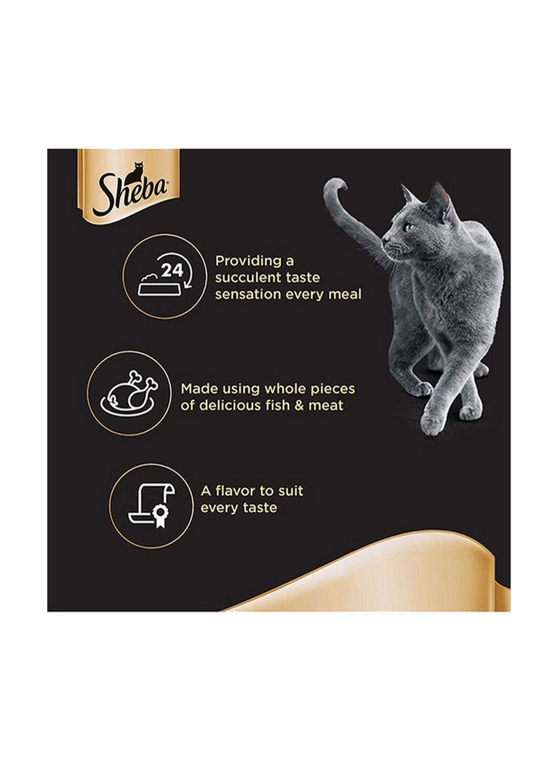Sheba Tuna and Salmon in Gravy Cat Food 85g
