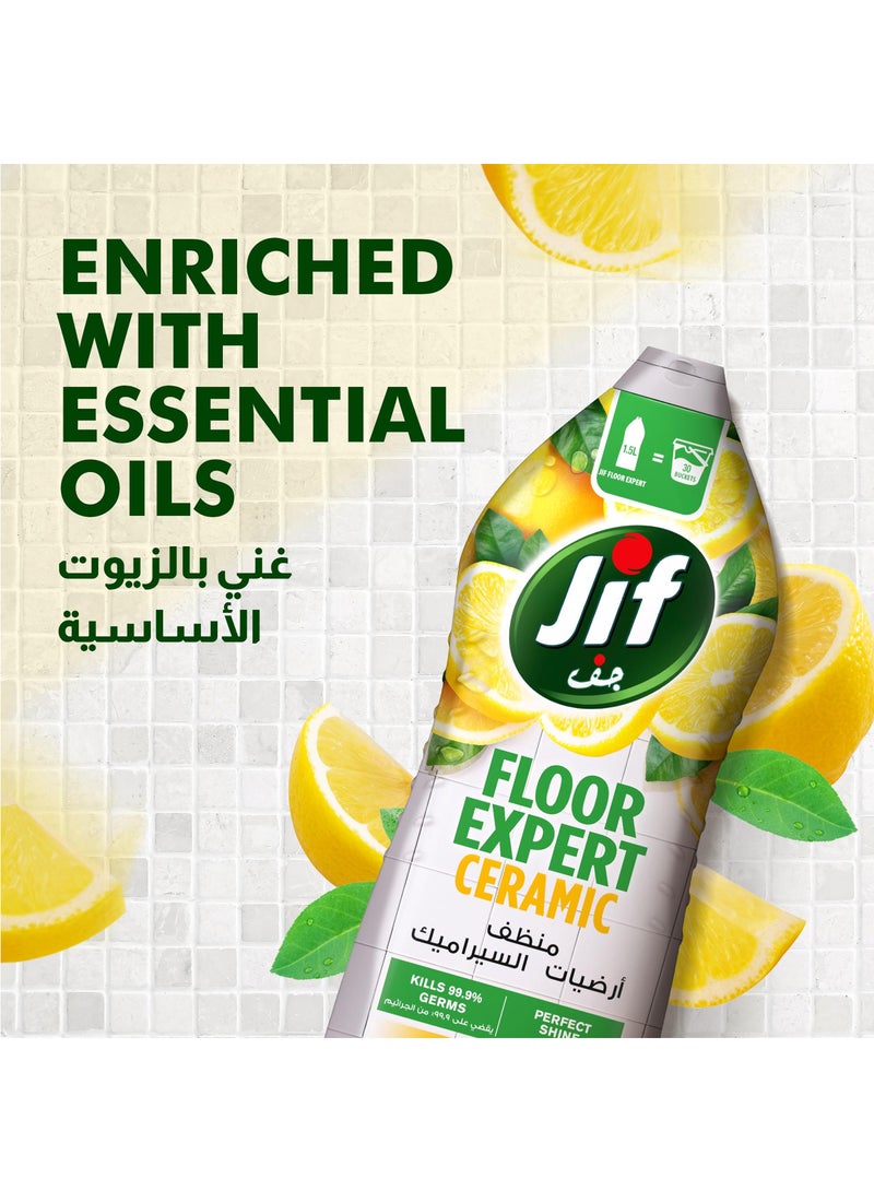 Jif Ceramic Lemon Floor Expert Cleaner 1500ml