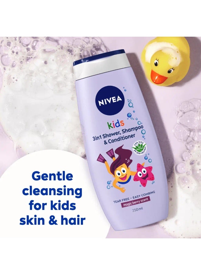 Nivea 3 In 1 Shower Gel Shampoo Conditioner for Kids