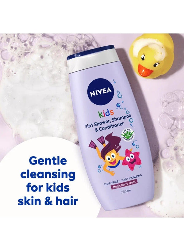 Nivea 3 In 1 Shower Gel Shampoo Conditioner for Kids